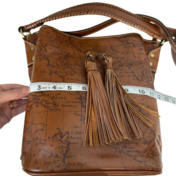 LOT of 2: COACH Zip Around Wallet + PATRICIA NASH Leather Bucket Bag Cross Body - Picture 8 of 16